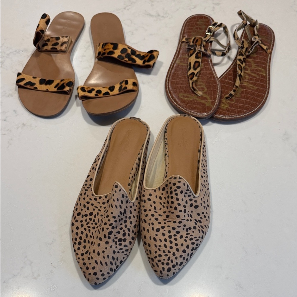 Leopard Print Women's Shoe bundle size 9